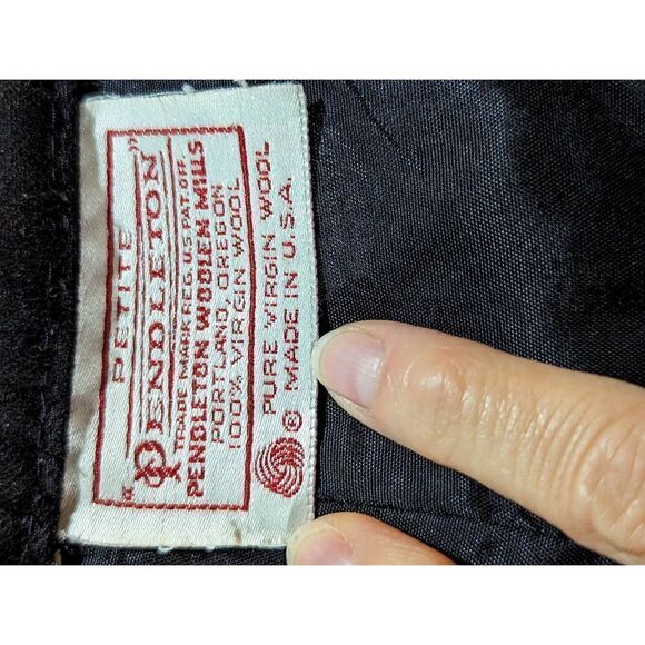 Pendleton Women's Black Mid-Rise Fully Lined Pants Size 12 - Picture 2 of 6